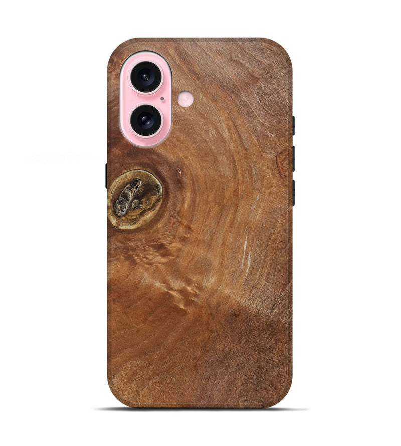 iPhone 17 Wood Live Edge Phone Case - Eda (Solid Wood, 832408)