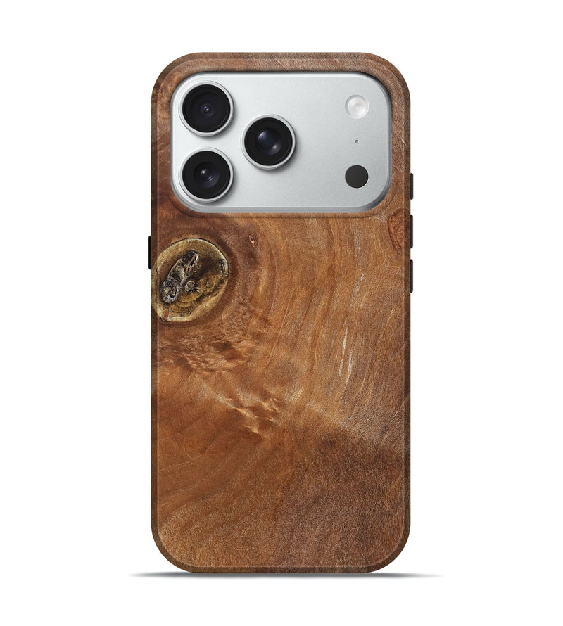 iPhone 18 Pro Wood Live Edge Phone Case - Eda (Solid Wood, 832408)