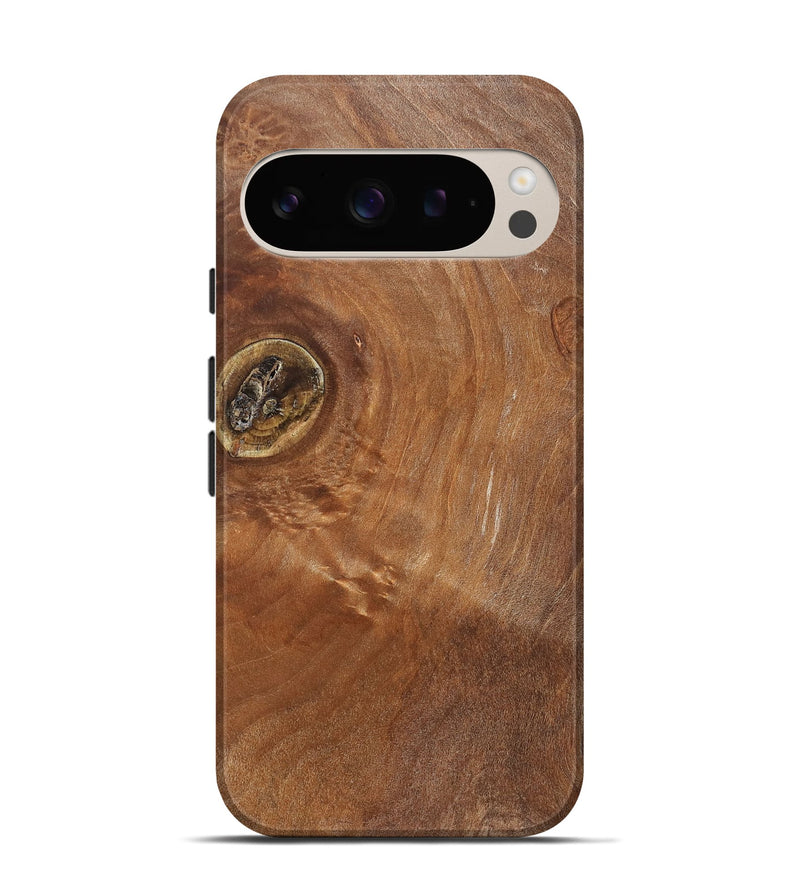 Pixel 9 Pro Wood Live Edge Phone Case - Eda (Solid Wood, 832408)