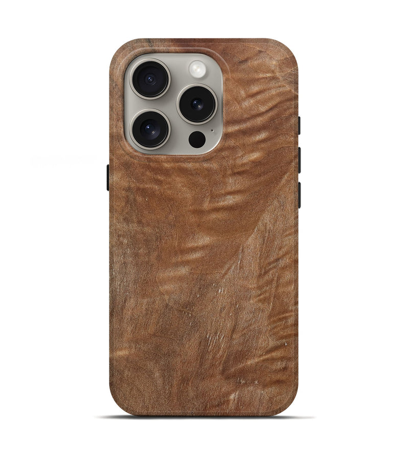 iPhone 16 Pro Wood Live Edge Phone Case - Logan (Solid Wood, 832410)