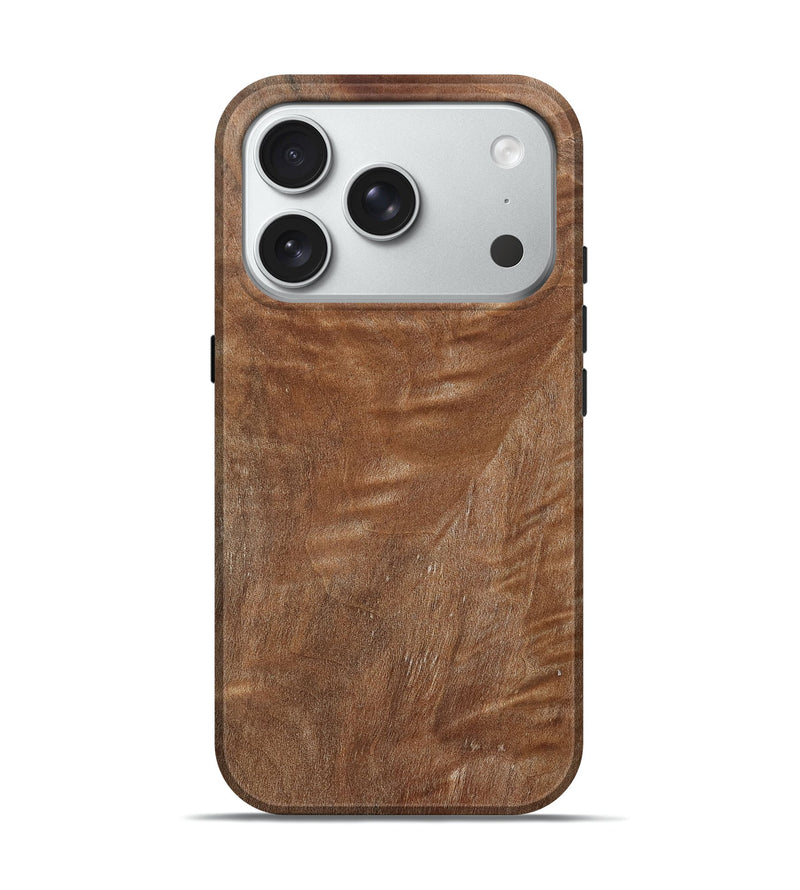 iPhone 18 Pro Wood Live Edge Phone Case - Logan (Solid Wood, 832410)