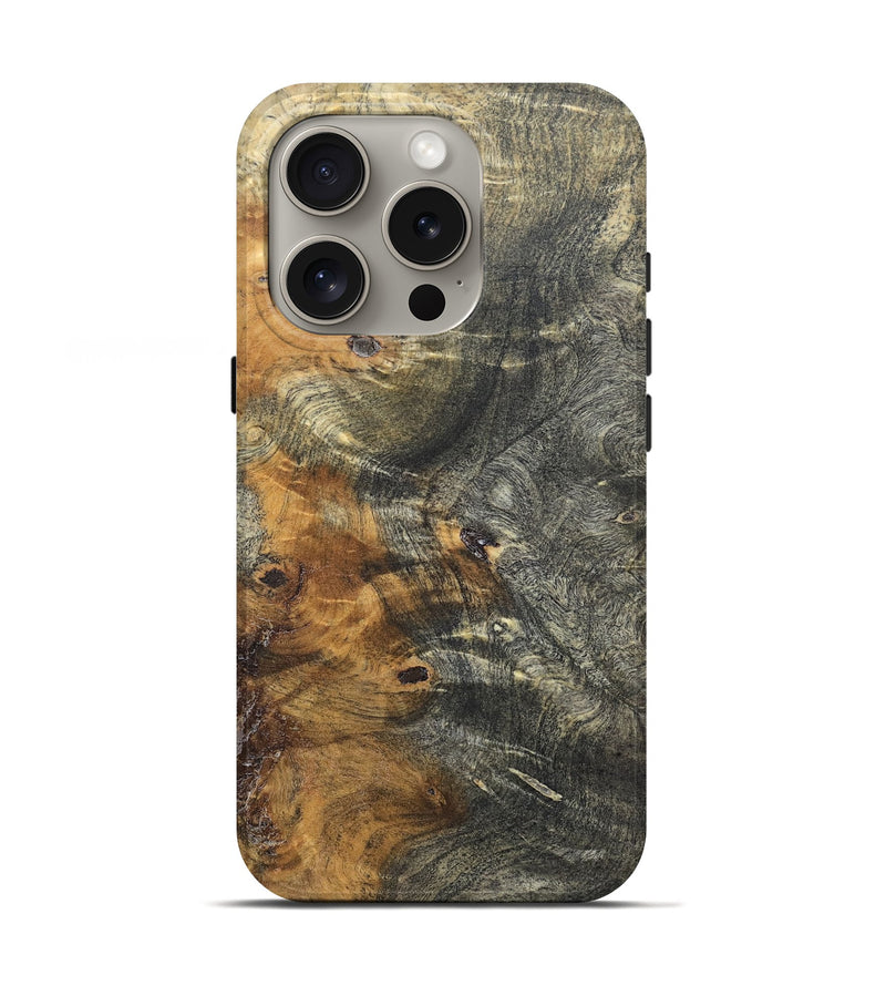 iPhone 16 Pro Wood Live Edge Phone Case - Cordie (Solid Wood, 832411)