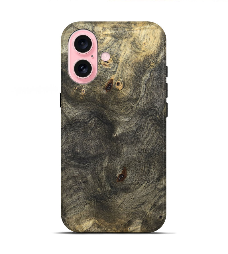 iPhone 16 Wood Live Edge Phone Case - Nala (Solid Wood, 832413)