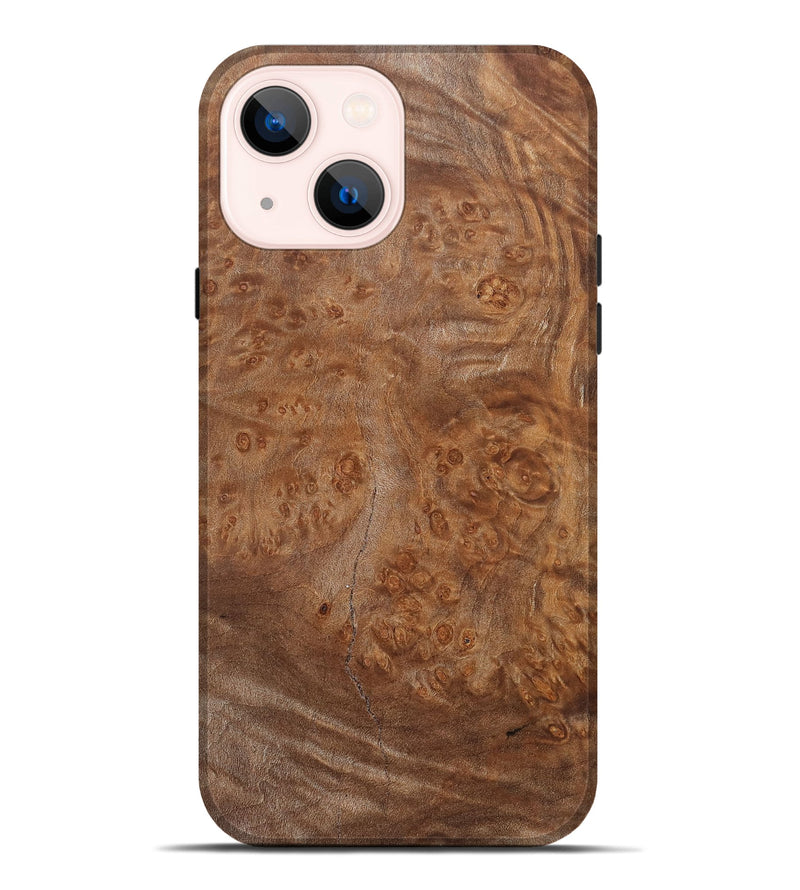 iPhone 14 Plus Wood Live Edge Phone Case - Aliza (Solid Wood, 832414)