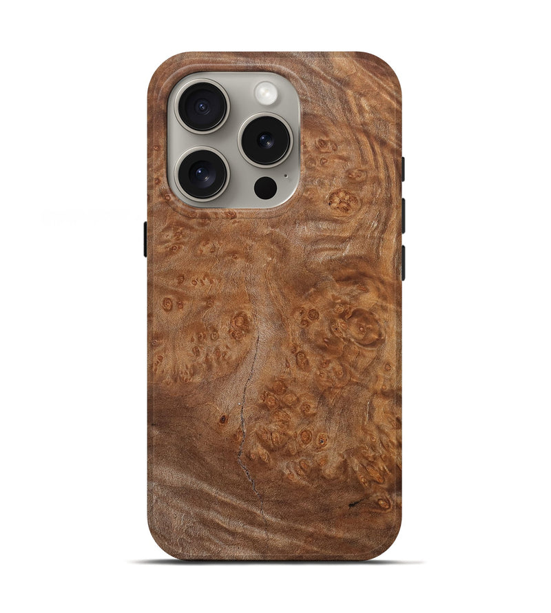 iPhone 16 Pro Wood Live Edge Phone Case - Aliza (Solid Wood, 832414)