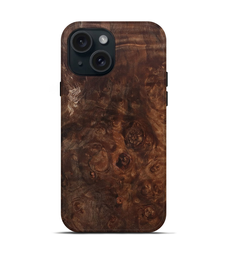 iPhone 15 Wood Live Edge Phone Case - Harlan (Solid Wood, 832416)