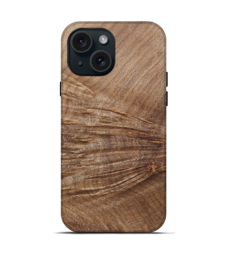 iPhone 15 Wood Live Edge Phone Case - Callie (Solid Wood, 832417)