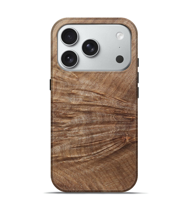 iPhone 18 Pro Wood Live Edge Phone Case - Callie (Solid Wood, 832417)