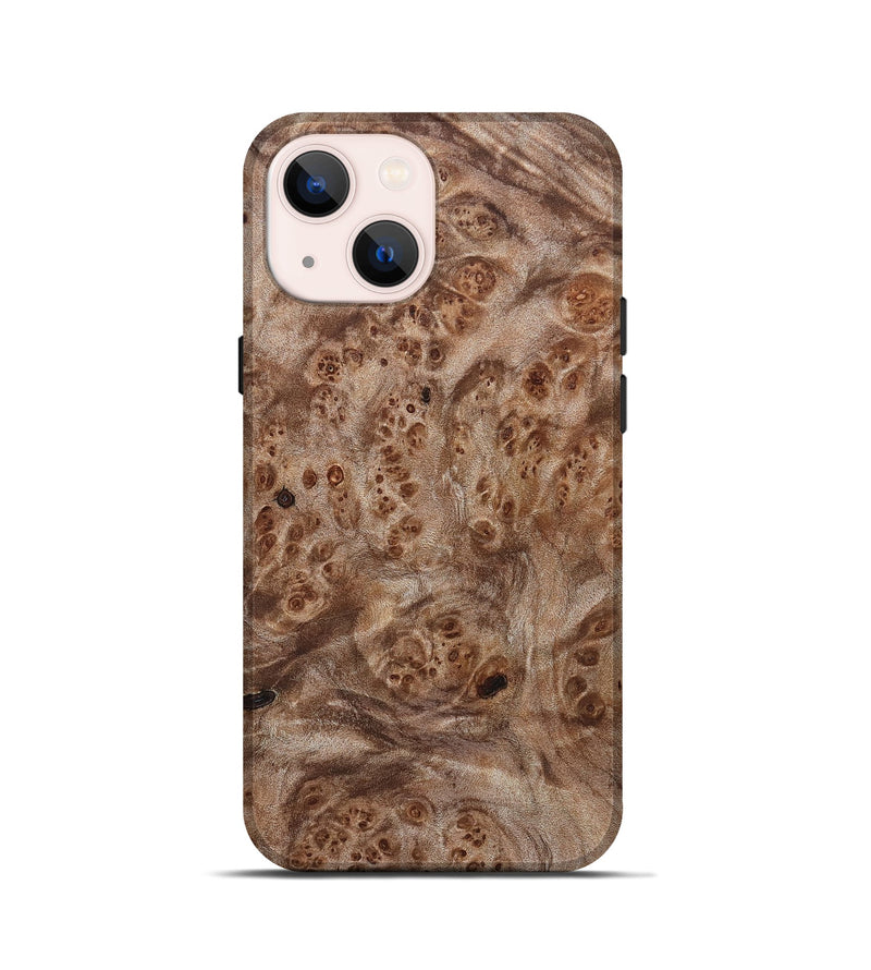 iPhone 13 mini Wood Live Edge Phone Case - Jessica (Solid Wood, 832418)