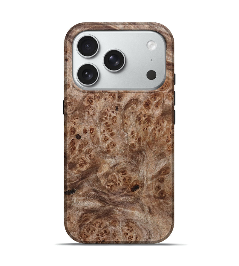 iPhone 18 Pro Wood Live Edge Phone Case - Jessica (Solid Wood, 832418)