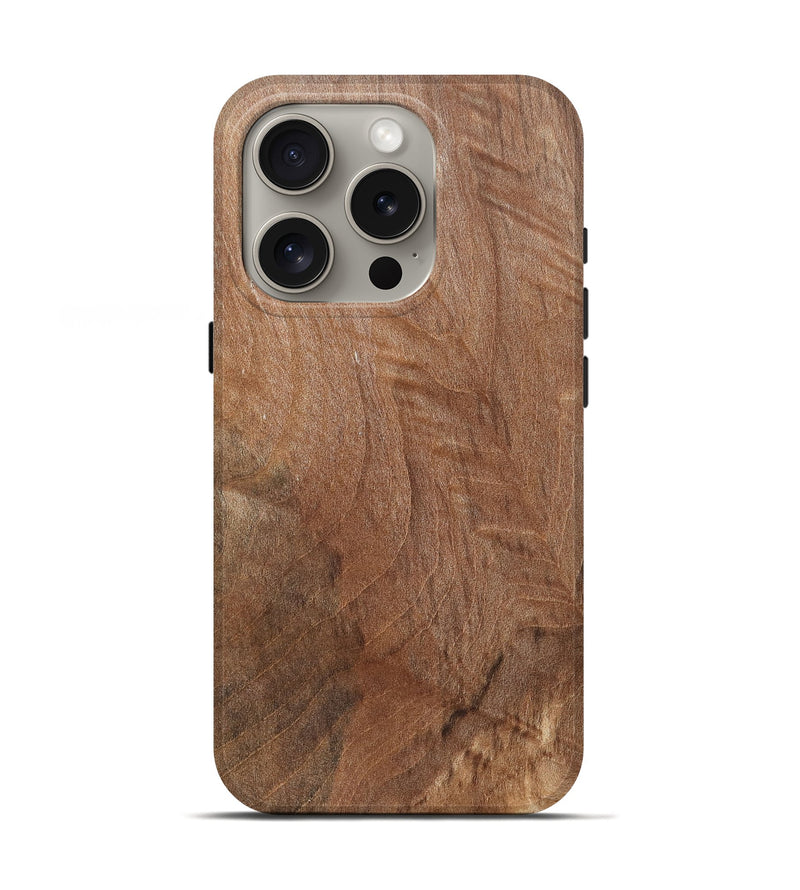 iPhone 16 Pro Wood Live Edge Phone Case - Alivia (Solid Wood, 832421)