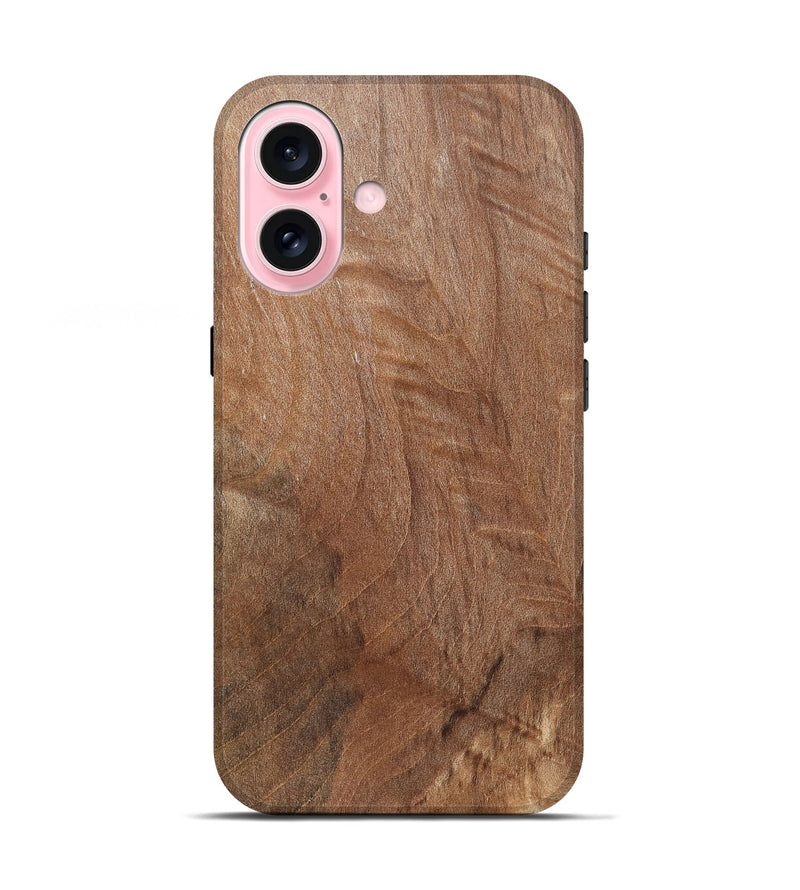 iPhone 17 Wood Live Edge Phone Case - Alivia (Solid Wood, 832421)