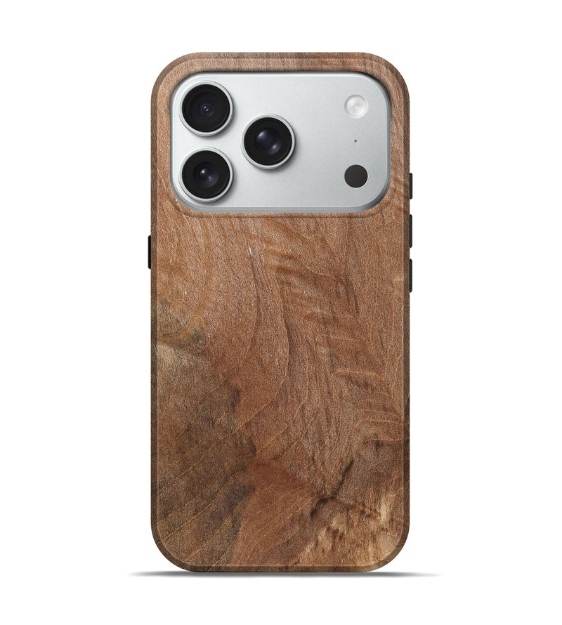 iPhone 18 Pro Wood Live Edge Phone Case - Alivia (Solid Wood, 832421)