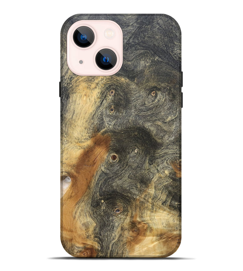 iPhone 14 Plus Wood Live Edge Phone Case - Chelsi (Solid Wood, 832422)