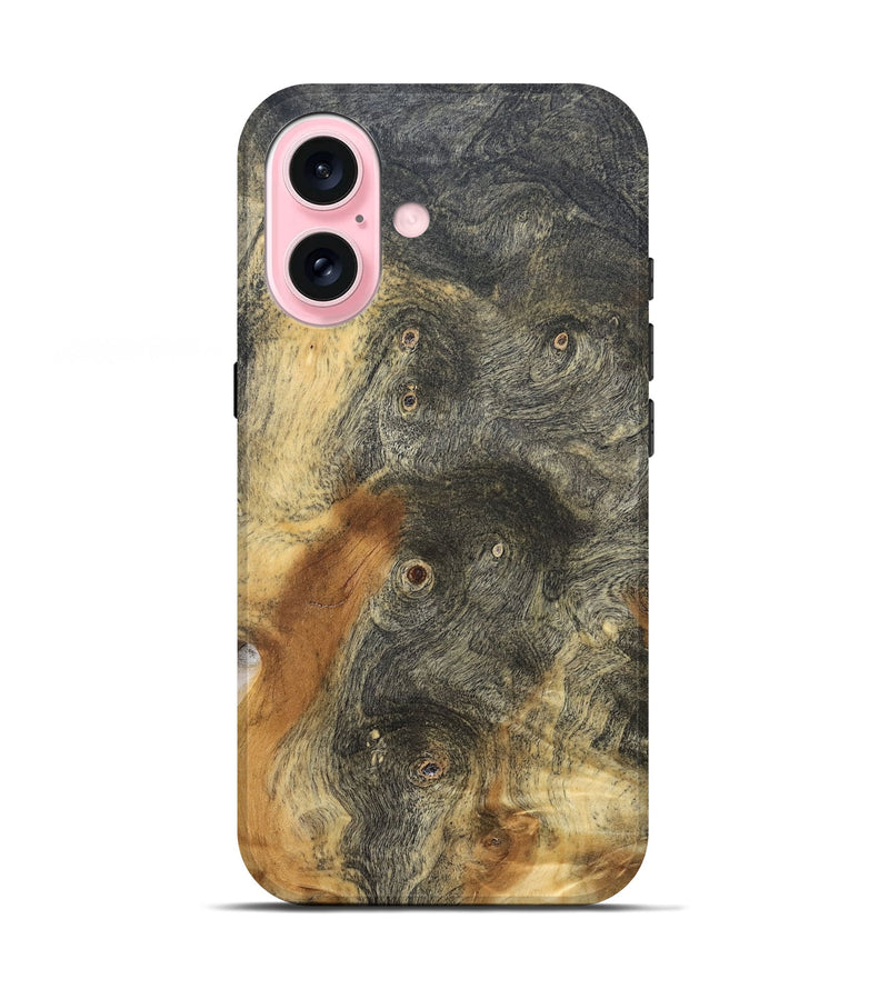 iPhone 17 Wood Live Edge Phone Case - Chelsi (Solid Wood, 832422)