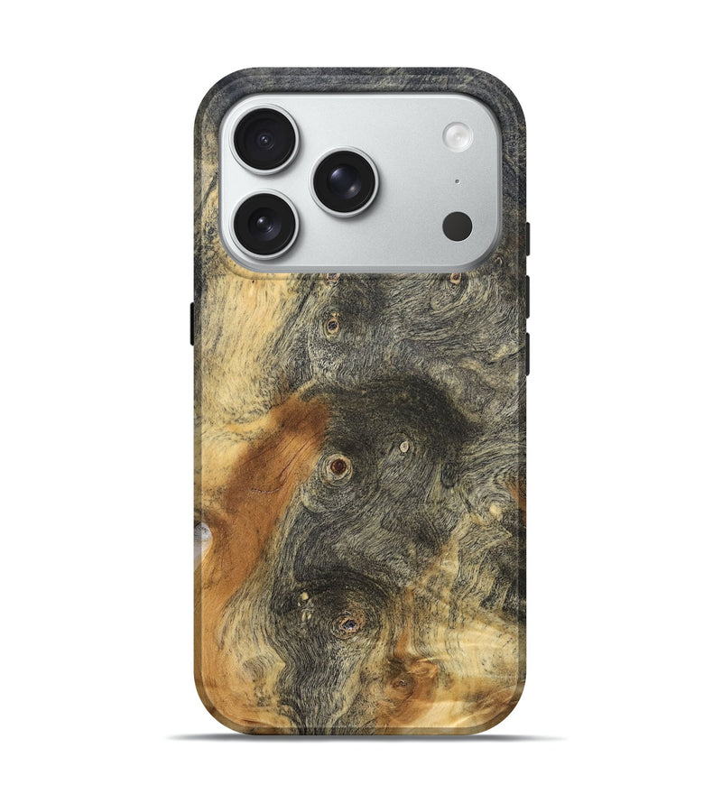 iPhone 18 Pro Wood Live Edge Phone Case - Chelsi (Solid Wood, 832422)