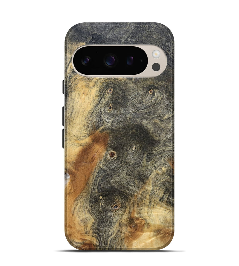 Pixel 9 Pro Wood Live Edge Phone Case - Chelsi (Solid Wood, 832422)