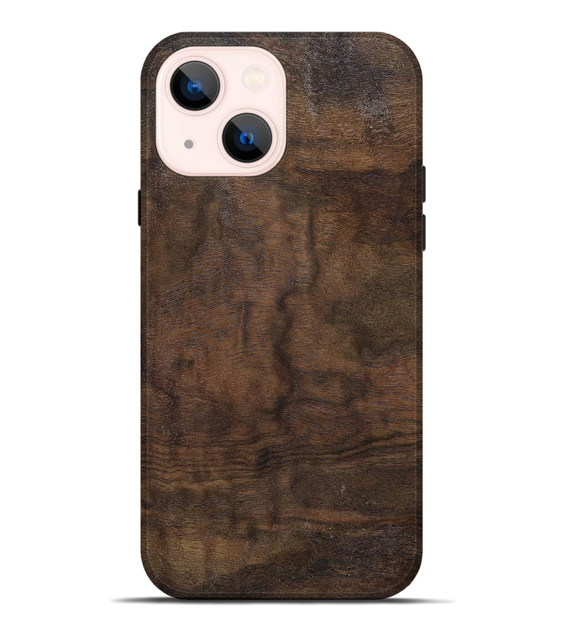 iPhone 14 Plus Wood Live Edge Phone Case - Mathew (Solid Wood, 832424)