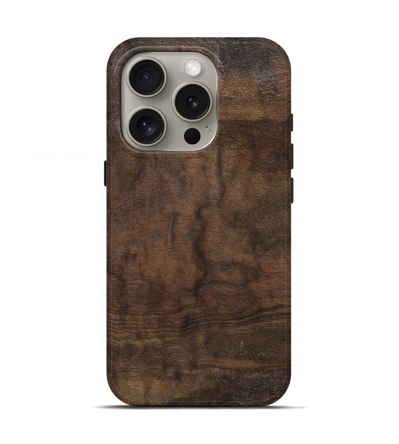 iPhone 16 Pro Wood Live Edge Phone Case - Mathew (Solid Wood, 832424)
