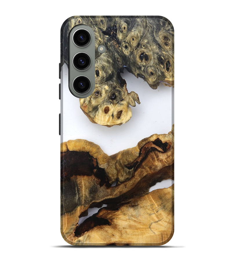 Galaxy S24 Plus Wood Live Edge Phone Case - Ransom (Clear, 832663)