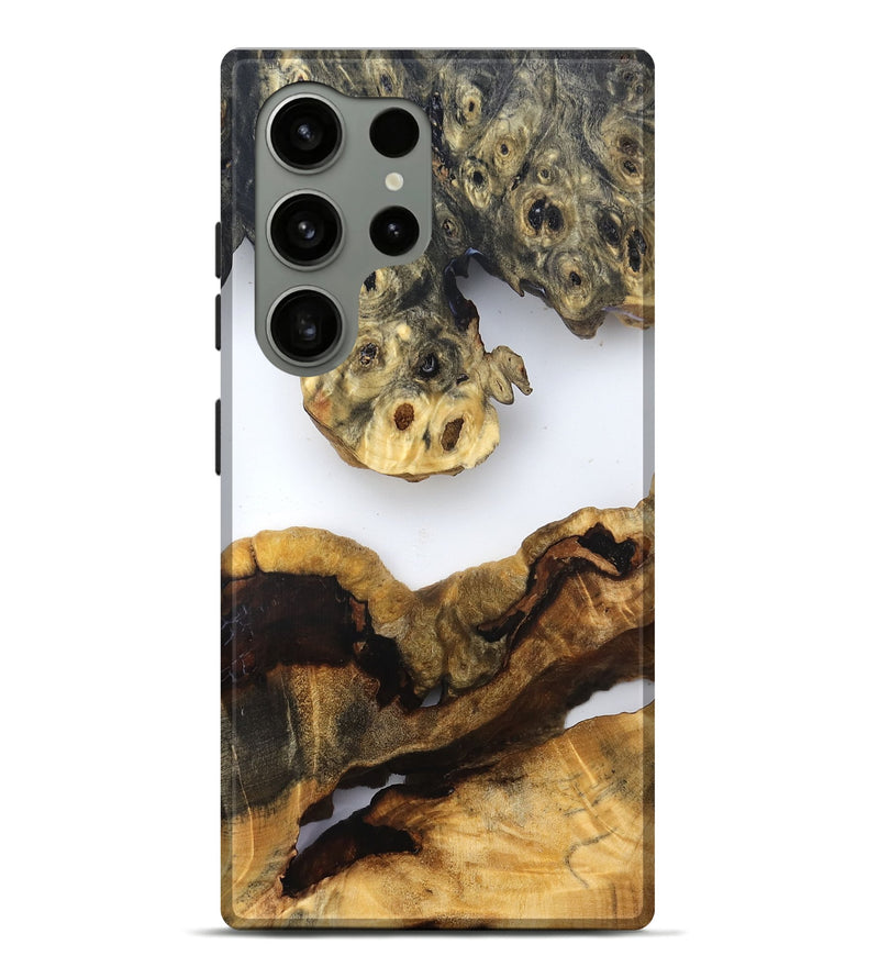 Galaxy S24 Ultra Wood Live Edge Phone Case - Ransom (Clear, 832663)