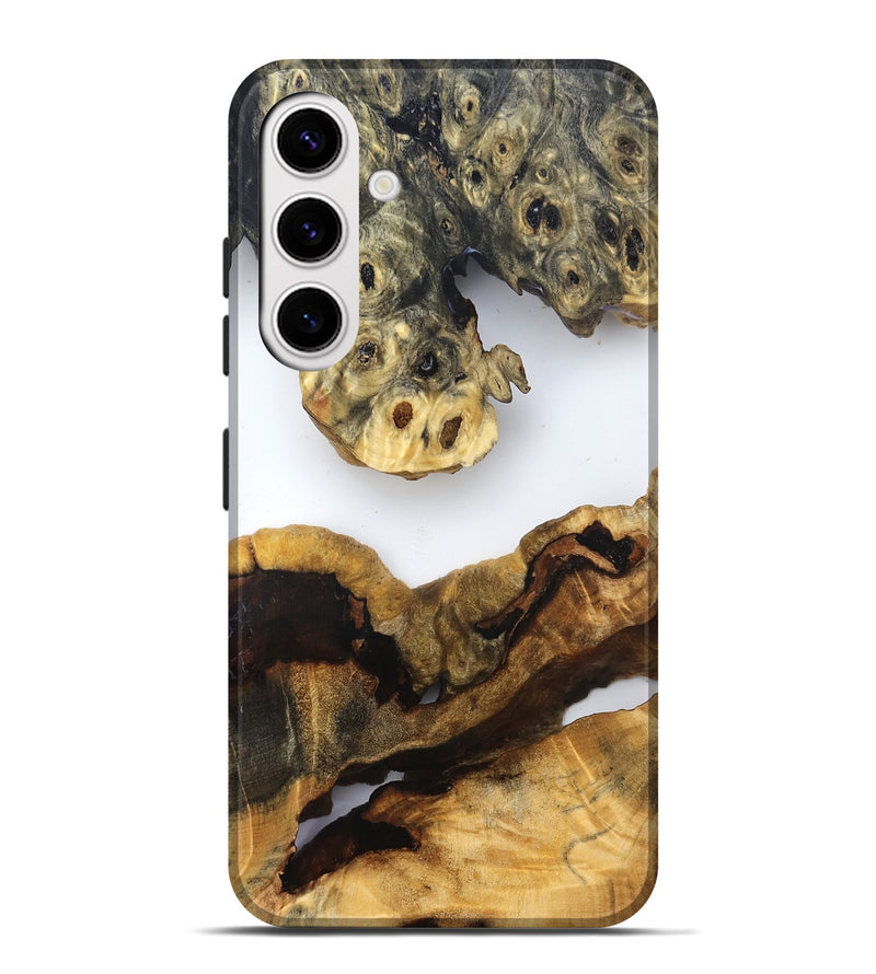 Galaxy S25 Plus Wood Live Edge Phone Case - Ransom (Clear, 832663)