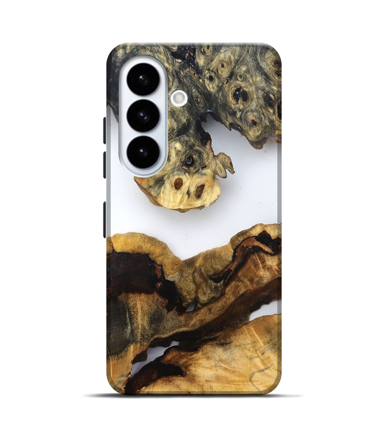 Galaxy S26 Wood Live Edge Phone Case - Ransom (Clear, 832663)