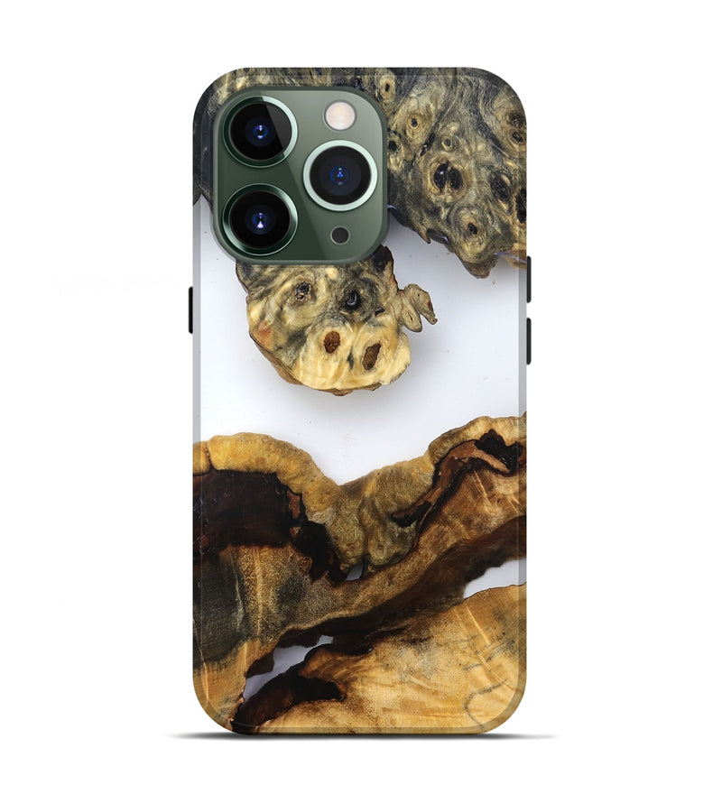 iPhone 13 Pro Wood Live Edge Phone Case - Ransom (Clear, 832663)