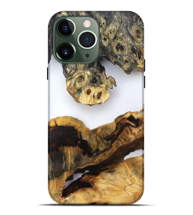 iPhone 13 Pro Max Wood Live Edge Phone Case - Ransom (Clear, 832663)
