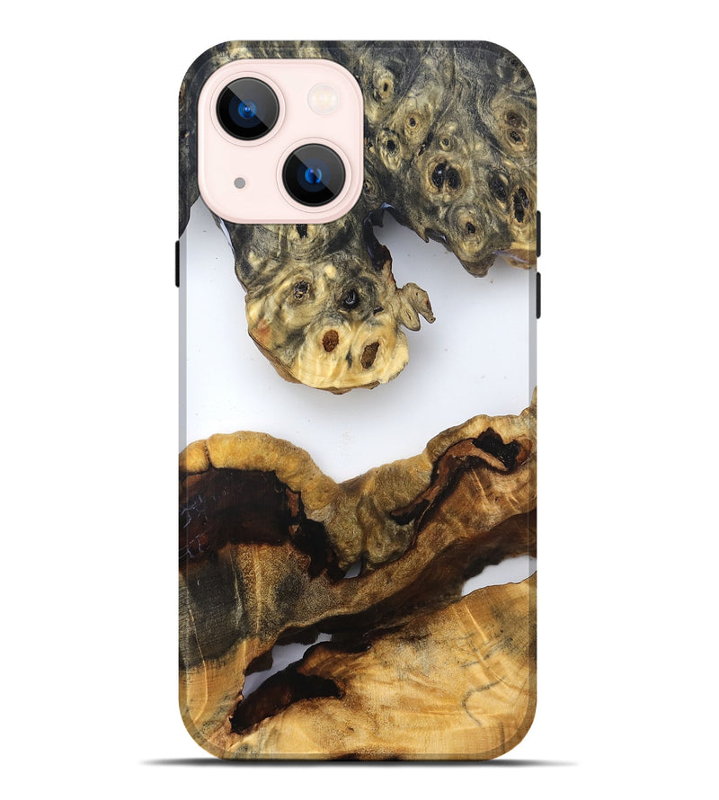iPhone 14 Plus Wood Live Edge Phone Case - Ransom (Clear, 832663)