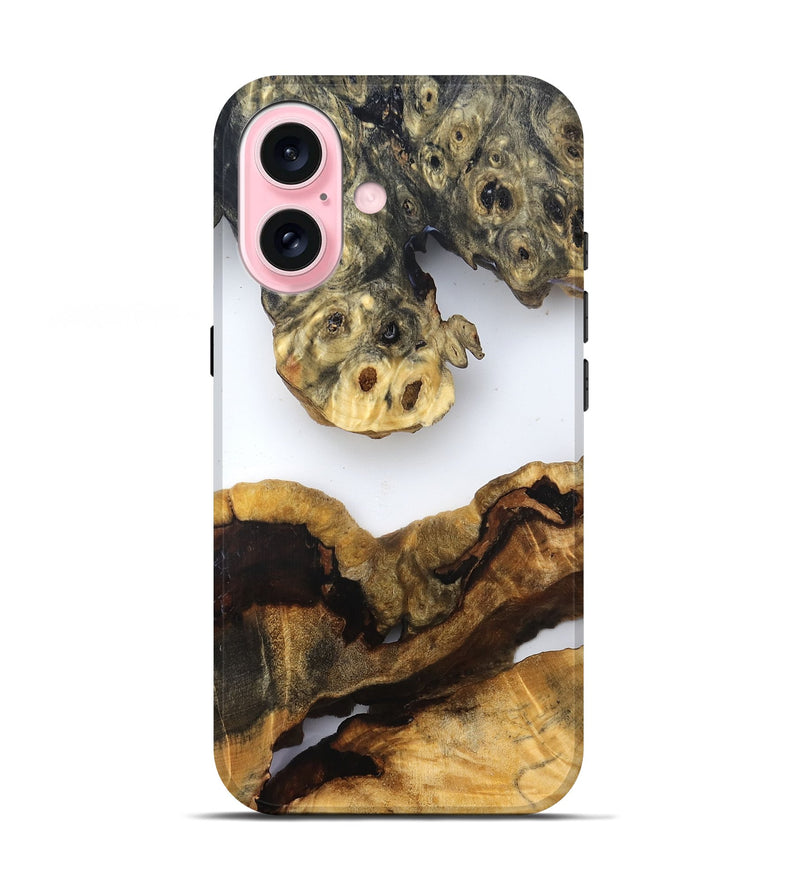 iPhone 17 Wood Live Edge Phone Case - Ransom (Clear, 832663)