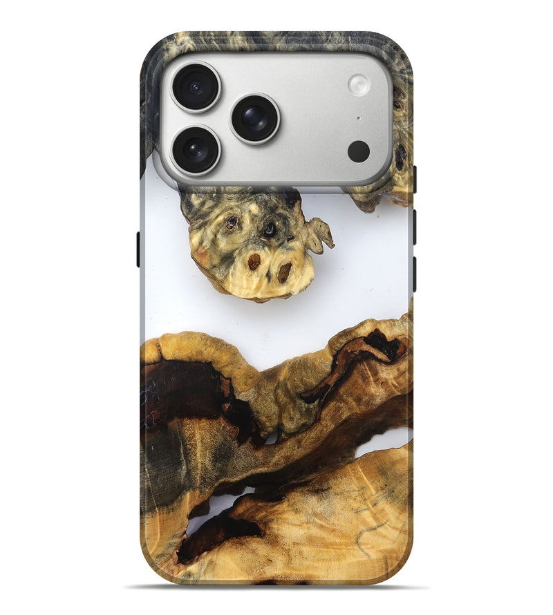 iPhone 17 Pro Max Wood Live Edge Phone Case - Ransom (Clear, 832663)