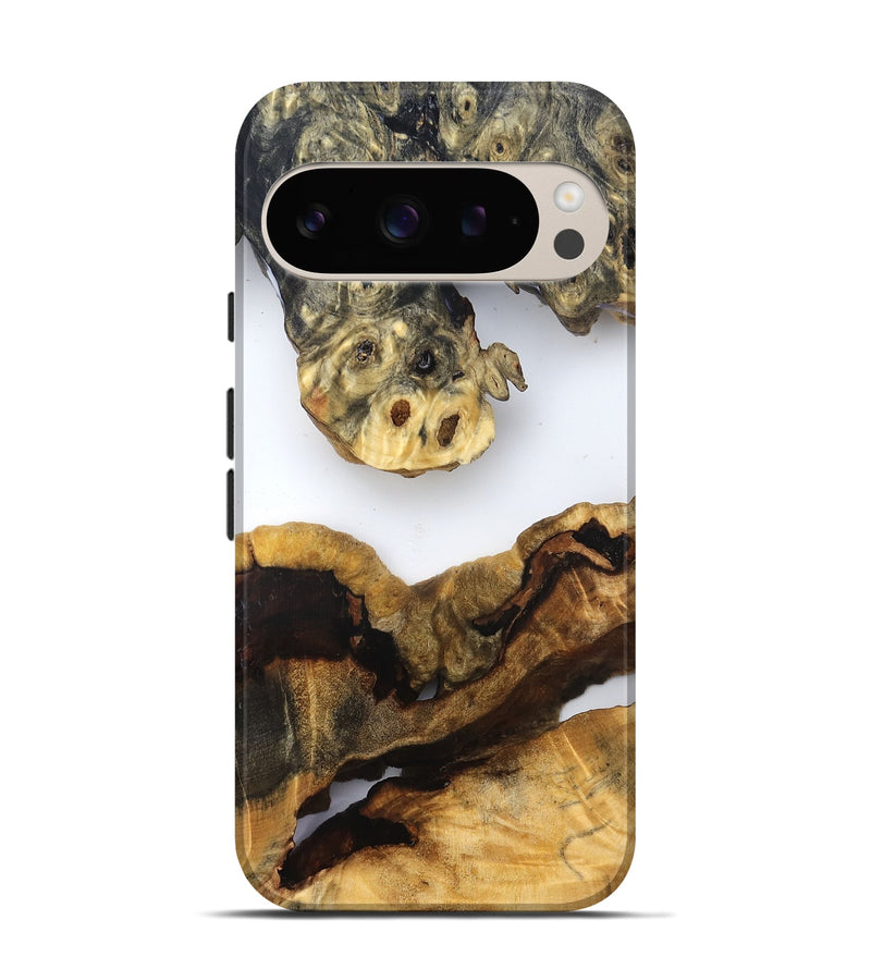 Pixel 9 Pro Wood Live Edge Phone Case - Ransom (Clear, 832663)