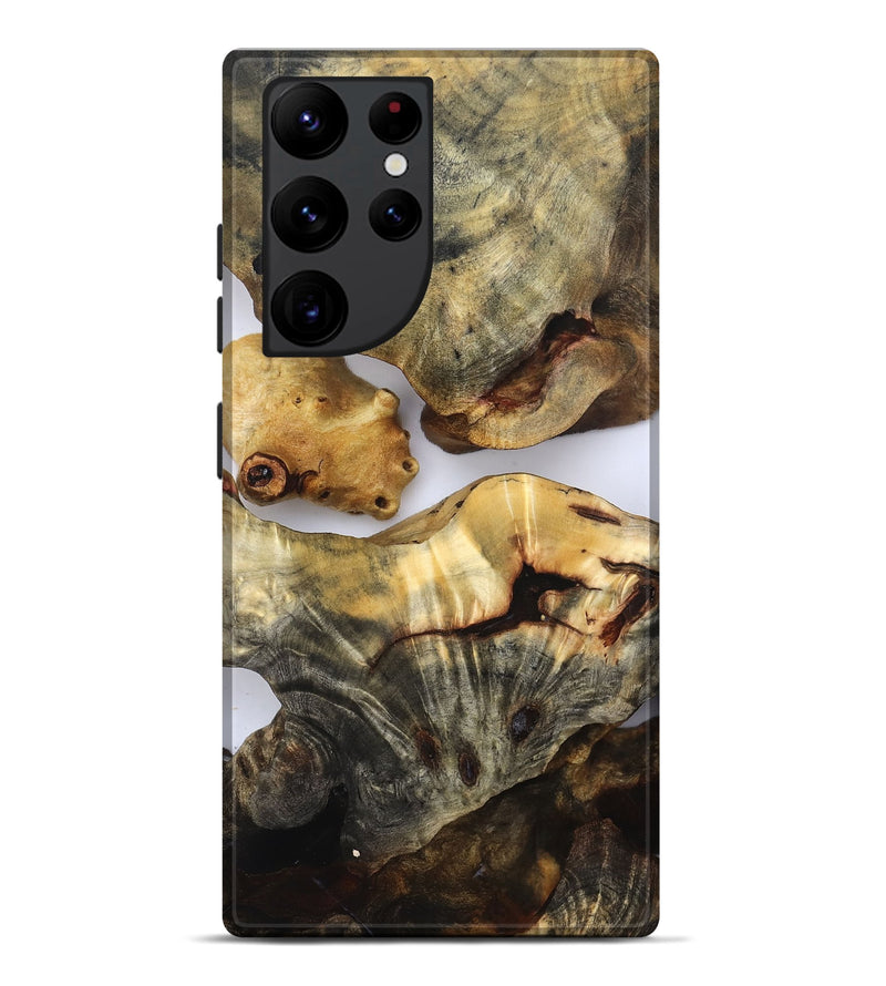 Galaxy S22 Ultra Wood Live Edge Phone Case - Kaylen (Clear, 832665)