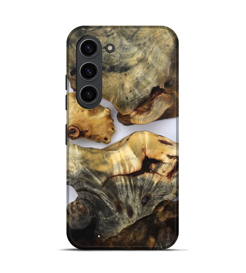 Galaxy S23 Wood Live Edge Phone Case - Kaylen (Clear, 832665)