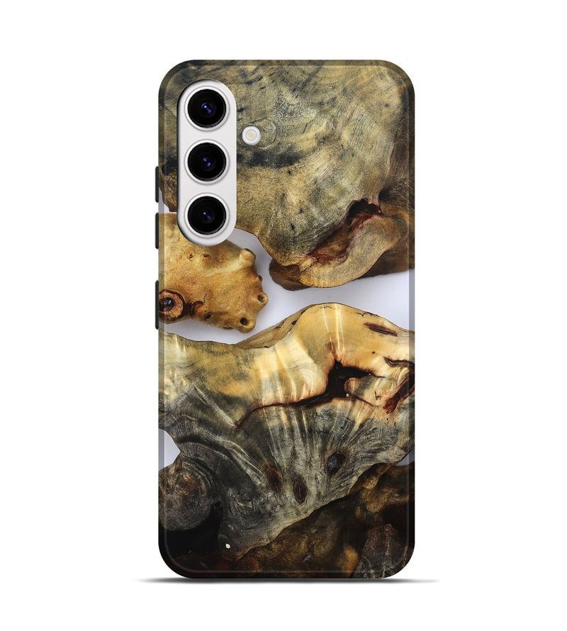 Galaxy S25 Wood Live Edge Phone Case - Kaylen (Clear, 832665)