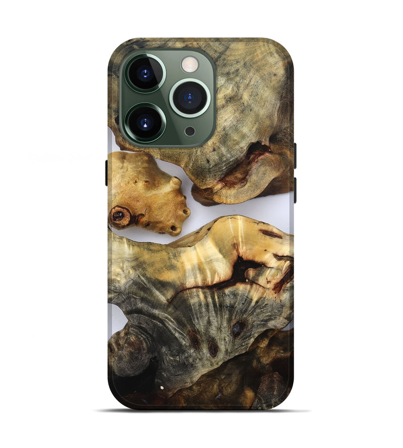 iPhone 13 Pro Wood Live Edge Phone Case - Kaylen (Clear, 832665)