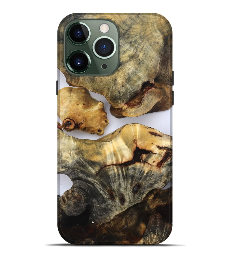 iPhone 13 Pro Max Wood Live Edge Phone Case - Kaylen (Clear, 832665)