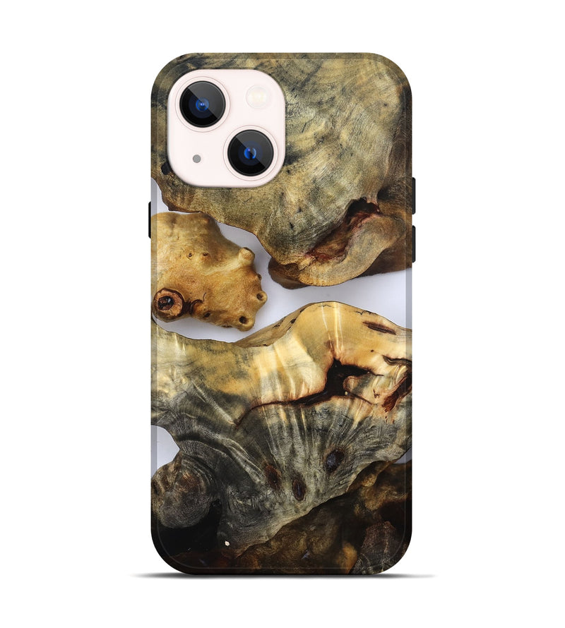 iPhone 14 Wood Live Edge Phone Case - Kaylen (Clear, 832665)