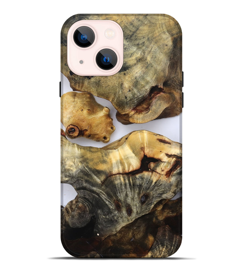 iPhone 14 Plus Wood Live Edge Phone Case - Kaylen (Clear, 832665)