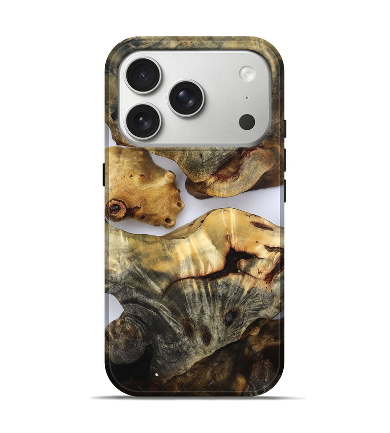 iPhone 17 Pro Wood Live Edge Phone Case - Kaylen (Clear, 832665)
