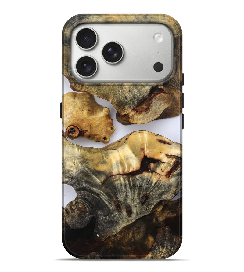 iPhone 17 Pro Max Wood Live Edge Phone Case - Kaylen (Clear, 832665)