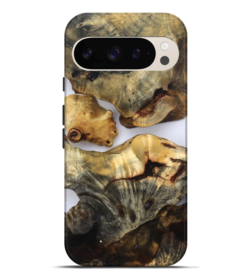 Pixel 10 Pro XL Wood Live Edge Phone Case - Kaylen (Clear, 832665)