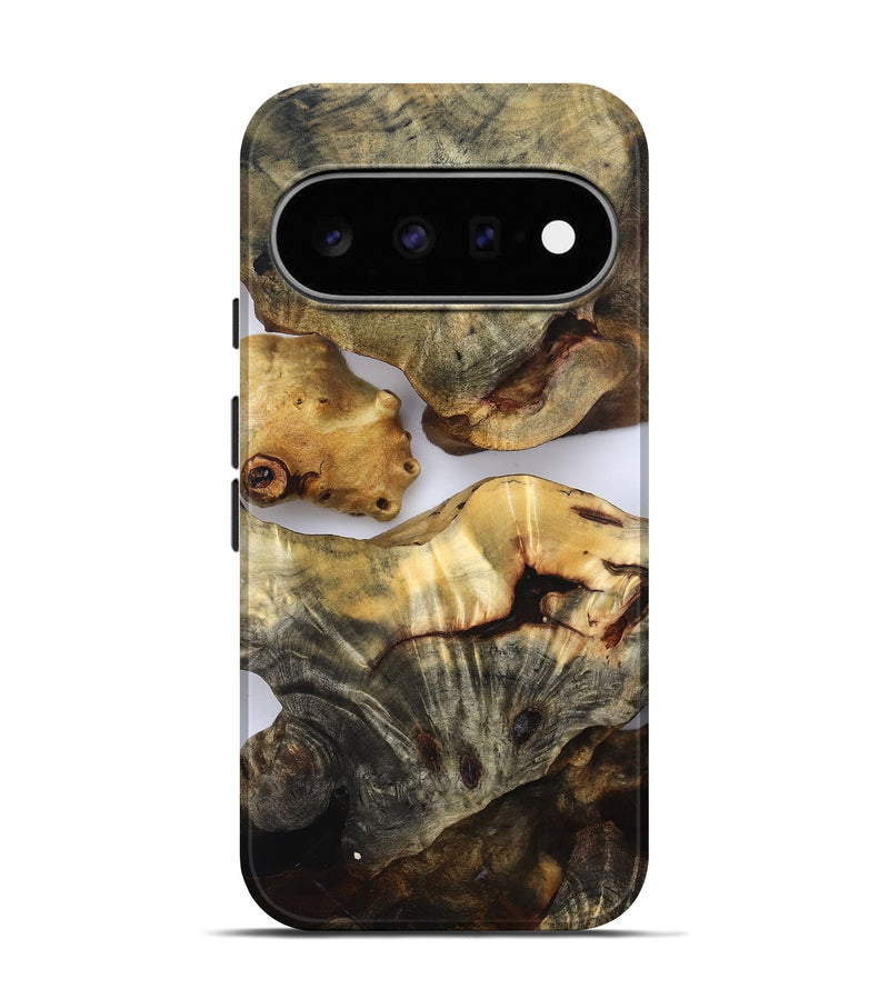 Pixel 11 Pro Wood Live Edge Phone Case - Kaylen (Clear, 832665)