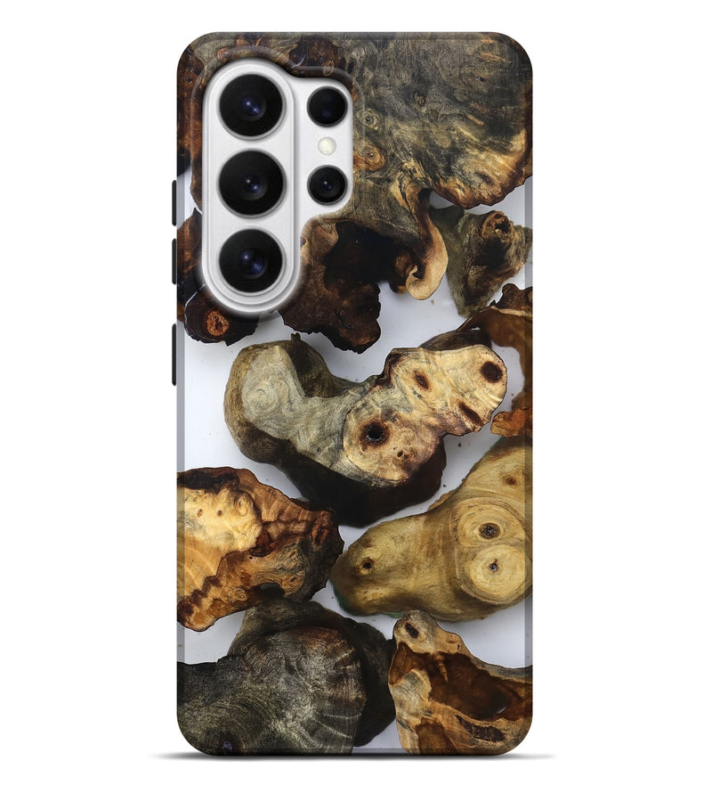 Galaxy S26 Ultra Wood Live Edge Phone Case - Ruby (Clear, 832666)