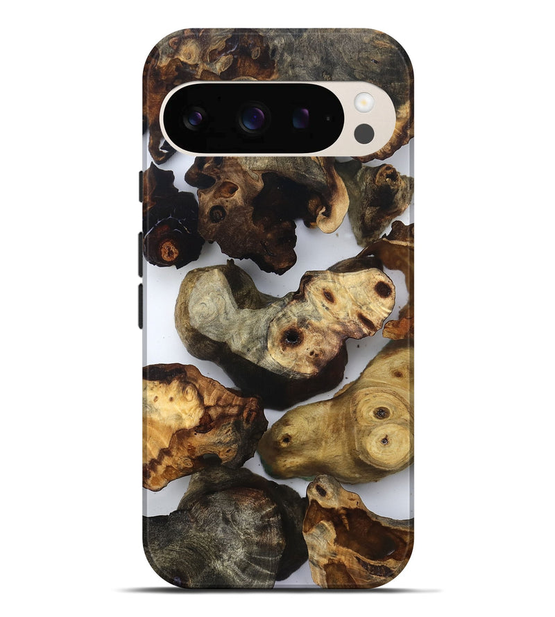 Pixel 10 Pro XL Wood Live Edge Phone Case - Ruby (Clear, 832666)
