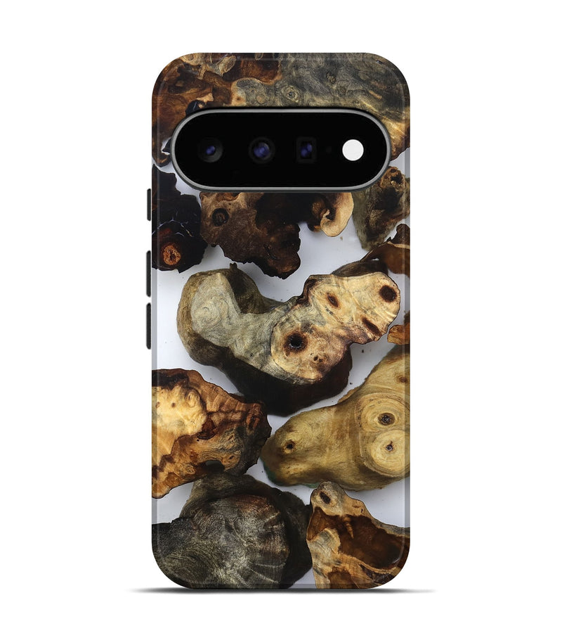 Pixel 11 Wood Live Edge Phone Case - Ruby (Clear, 832666)