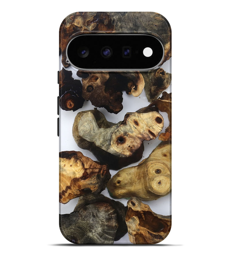 Pixel 11 Pro XL Wood Live Edge Phone Case - Ruby (Clear, 832666)