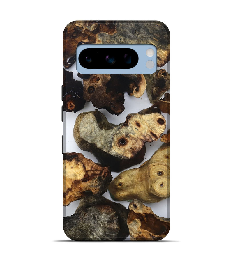 Pixel 8 Pro Wood Live Edge Phone Case - Ruby (Clear, 832666)