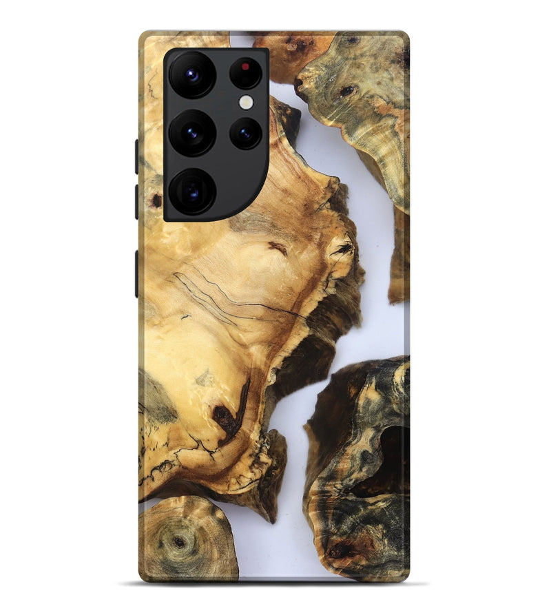 Galaxy S22 Ultra Wood Live Edge Phone Case - Janene (Clear, 832668)